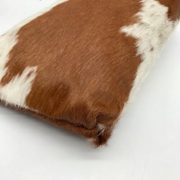 Myra Bag Snowy & Cocoa Hairon Pouch - Picture 9 of 10
